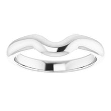 Charger l'image dans la galerie, Sterling Silver Band for 8x6 mm Oval Ring
