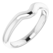 Charger l'image dans la galerie, Sterling Silver Band for 7x5 mm Oval Ring
