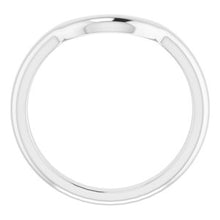 Charger l'image dans la galerie, Sterling Silver Band for 11x9 mm Oval Ring
