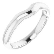 Charger l'image dans la galerie, Sterling Silver Band for 6 mm Cushion Ring
