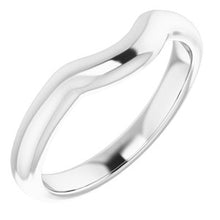 Charger l'image dans la galerie, Sterling Silver Band for 8 mm Cushion Ring
