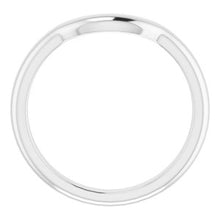 Charger l'image dans la galerie, Sterling Silver Band for 9 mm Cushion Ring
