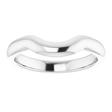 Charger l'image dans la galerie, Sterling Silver Band for 9 mm Cushion Ring
