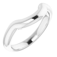 Charger l'image dans la galerie, Sterling Silver Band for 12 mm Cushion Ring
