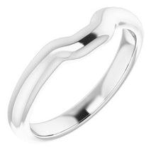 Charger l'image dans la galerie, Sterling Silver Band for 7x5 mm Emerald Ring
