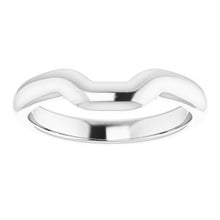 Charger l'image dans la galerie, Sterling Silver Band for 8x6 mm Emerald Ring
