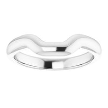 Charger l'image dans la galerie, Sterling Silver Band for 9x7 mm Emerald Ring
