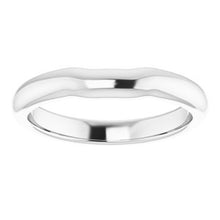 Charger l'image dans la galerie, Sterling Silver Band for 5 mm Square Ring
