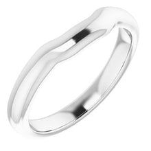 Charger l'image dans la galerie, Sterling Silver Band for 6 mm Square Ring

