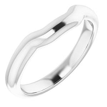 Charger l'image dans la galerie, Sterling Silver Band for 7 mm Square Ring
