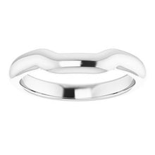 Charger l'image dans la galerie, Sterling Silver Band for 7 mm Square Ring
