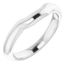 Charger l'image dans la galerie, Sterling Silver Band for 6.5 mm Square Ring
