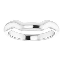 Charger l'image dans la galerie, Sterling Silver Band for 8 mm Square Ring
