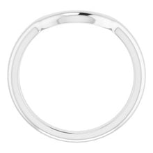 Charger l'image dans la galerie, Sterling Silver Band for 12x10 mm Oval Ring
