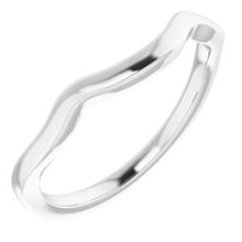 Charger l'image dans la galerie, Sterling Silver Band for 8x6 mm Oval Ring

