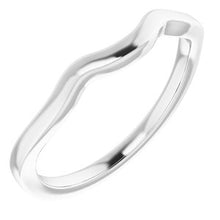 Charger l'image dans la galerie, Sterling Silver Band for 5 mm Cushion Ring
