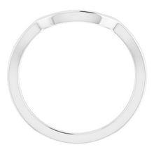 Load image into Gallery viewer, Sterling Silver Band for 9 mm Cushion Ring
