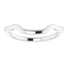 Load image into Gallery viewer, Sterling Silver Band for 9 mm Cushion Ring
