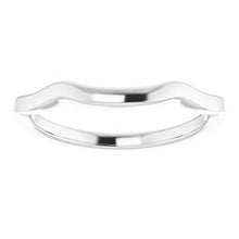 Charger l'image dans la galerie, Sterling Silver Band for 7x5 mm Emerald Ring
