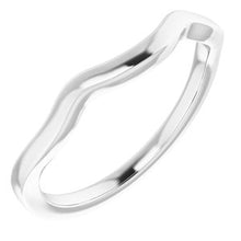 Load image into Gallery viewer, Sterling Silver Band for 7x5 mm Oval Ring
