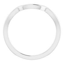 Charger l'image dans la galerie, Sterling Silver Band for 7 mm Cushion Ring
