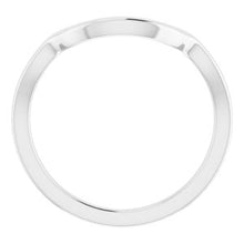 Charger l'image dans la galerie, Sterling Silver Band for 12 mm Round Ring
