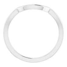 Load image into Gallery viewer, Sterling Silver Band for 8 mm Cushion Ring
