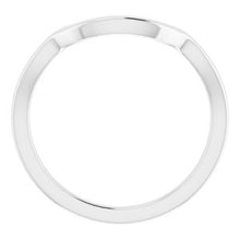 Charger l'image dans la galerie, Sterling Silver Band for 10 mm Cushion Ring
