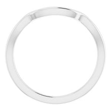 Load image into Gallery viewer, Sterling Silver Band for 8x6 mm Emerald Ring
