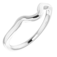 Charger l'image dans la galerie, Sterling Silver Band for 9x4.5 mm Marquise Ring
