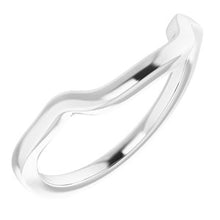 Charger l'image dans la galerie, Sterling Silver Band for 9 mm Square Ring
