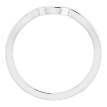 Load image into Gallery viewer, Sterling Silver Band for 6x3.5 mm Marquise Ring
