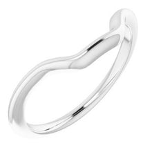 Charger l'image dans la galerie, Sterling Silver Band for 11x9 mm Emerald Ring
