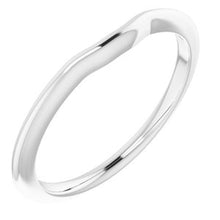 Charger l'image dans la galerie, Sterling Silver Band for 4.5 mm Square Ring

