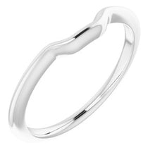Charger l'image dans la galerie, Sterling Silver Band for 6 mm Square Ring
