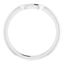 Charger l'image dans la galerie, Sterling Silver Band for 6 mm Square Ring
