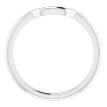 Charger l'image dans la galerie, Sterling Silver Band for 7 mm Square Ring
