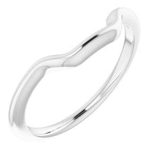 Charger l'image dans la galerie, Sterling Silver Band for 9 mm Square Ring
