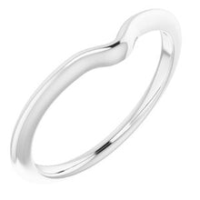 Charger l'image dans la galerie, Sterling Silver Band for 7x3.5 mm Marquise Ring
