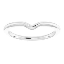Charger l'image dans la galerie, Sterling Silver Band for 7x3.5 mm Marquise Ring
