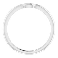 Charger l'image dans la galerie, Sterling Silver Band for 6x3.5 mm Marquise Ring
