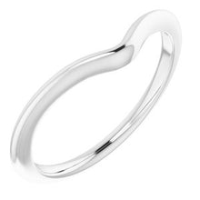 Charger l'image dans la galerie, Sterling Silver Band for 9x4.5 mm Marquise Ring
