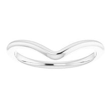 Charger l&#39;image dans la galerie, Sterling Silver Band for 12x6 mm Marquise Ring
