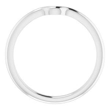Charger l'image dans la galerie, Sterling Silver Band for 5.5x3.5 mm Pear Ring
