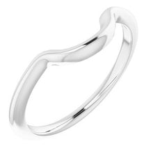 Charger l'image dans la galerie, Sterling Silver Band for 9.4 mm Round Ring

