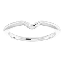Charger l'image dans la galerie, Sterling Silver Band for 7x5 mm Pear Ring
