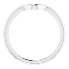 Charger l'image dans la galerie, Sterling Silver Band for 8x6 mm Pear Ring
