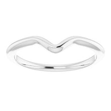 Charger l'image dans la galerie, Sterling Silver Band for 8x6 mm Pear Ring
