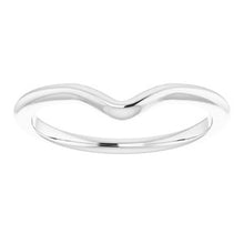 Charger l'image dans la galerie, Sterling Silver Band for 9x6 mm Pear Ring
