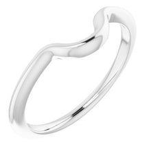 Charger l'image dans la galerie, Sterling Silver Band for 9x7 mm Oval Ring
